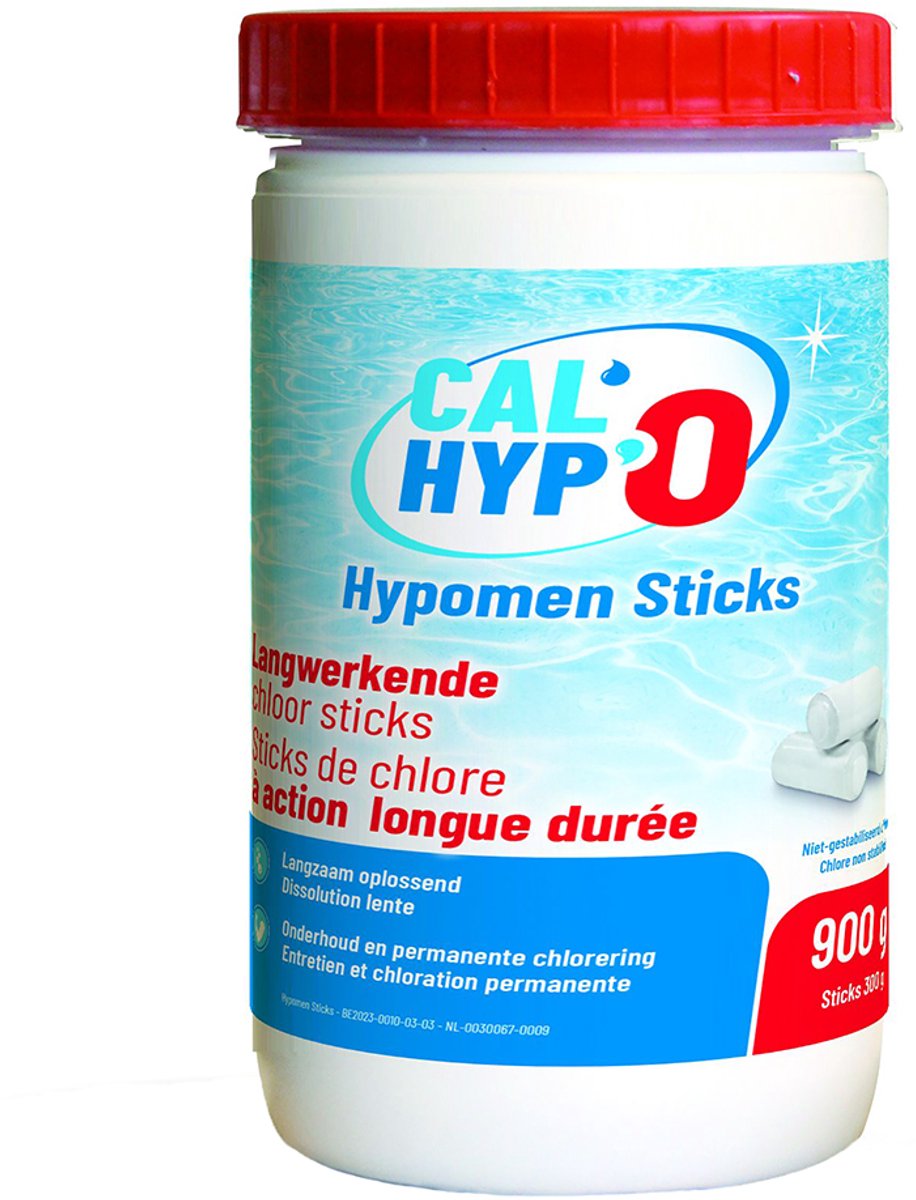 Hypomen Sticks - Sticks 300 g - Langwerkend chloor 900 g